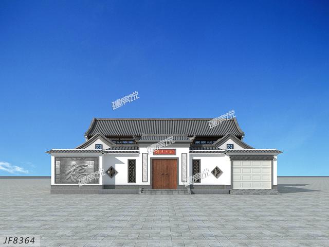 現(xiàn)代四合院別墅設(shè)計(jì)，有庭有院有車庫(kù)，千萬(wàn)不要錯(cuò)過(guò)！