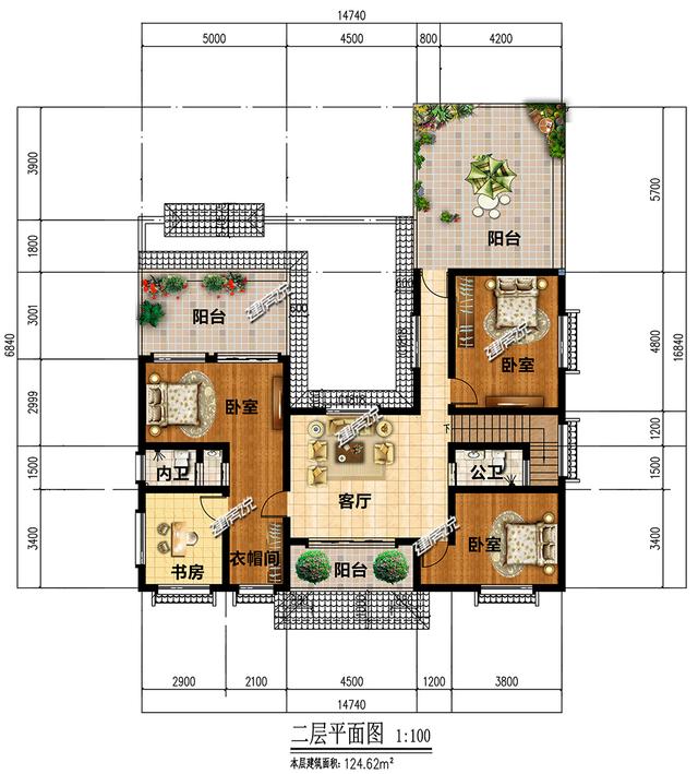 這套二層別墅設(shè)計，有庭有院還帶車庫，你確定不想要嗎