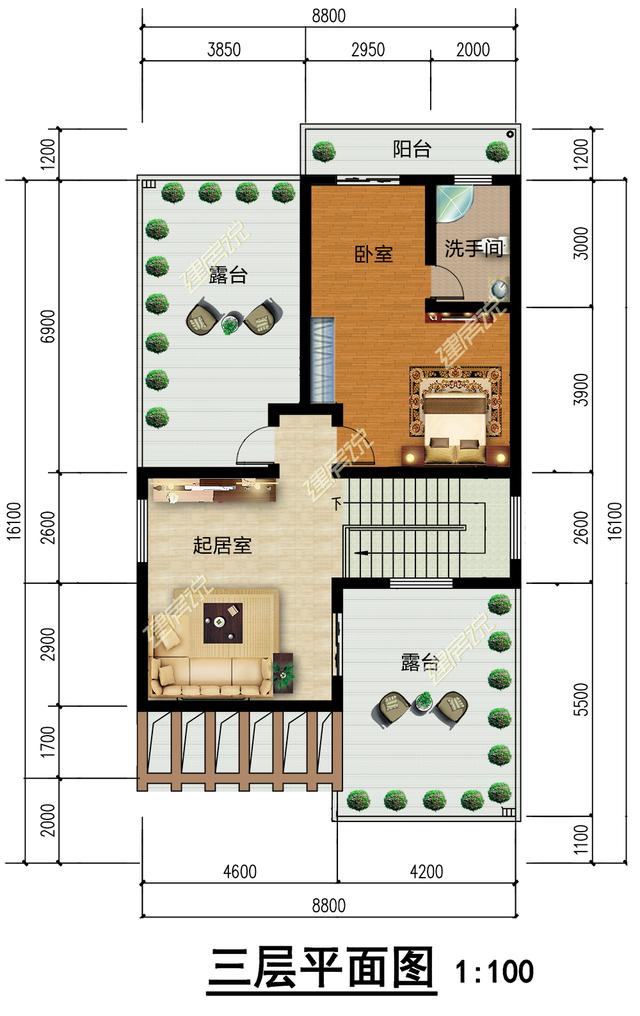 農(nóng)村自建三層別墅，帶落地窗，盡顯富貴氣派