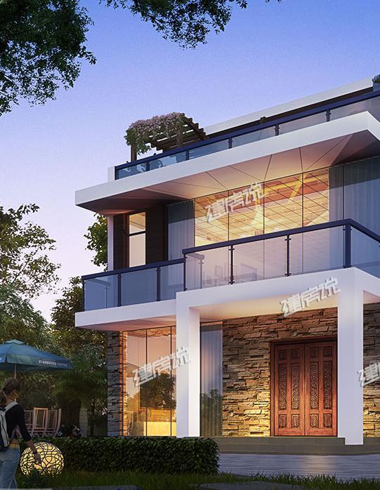 時(shí)尚現(xiàn)代的三層自建別墅，建起來絕對(duì)是村里最優(yōu)秀的！