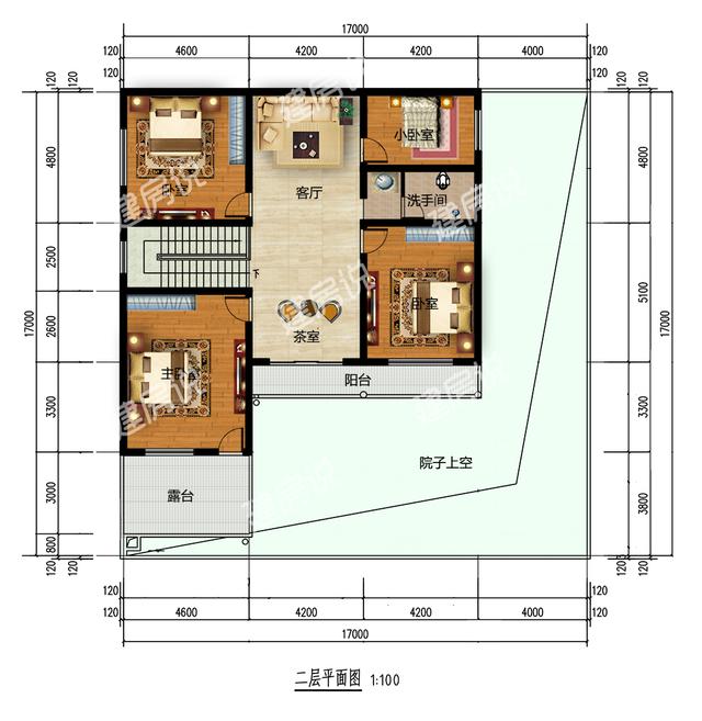 這套中式別墅設(shè)計還帶堂屋，舒適宜居接地氣，美麗動人！