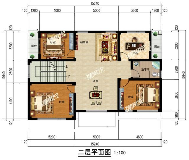 這套中式別墅設(shè)計還帶堂屋，舒適宜居接地氣，美麗動人！