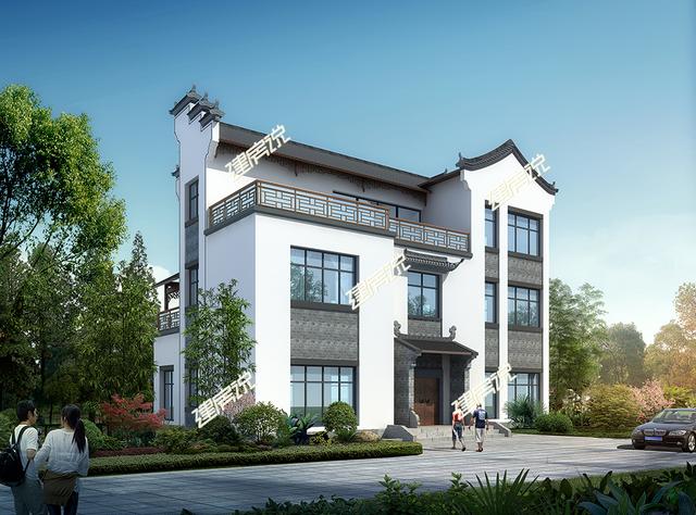 這套中式別墅設(shè)計還帶堂屋，舒適宜居接地氣，美麗動人！