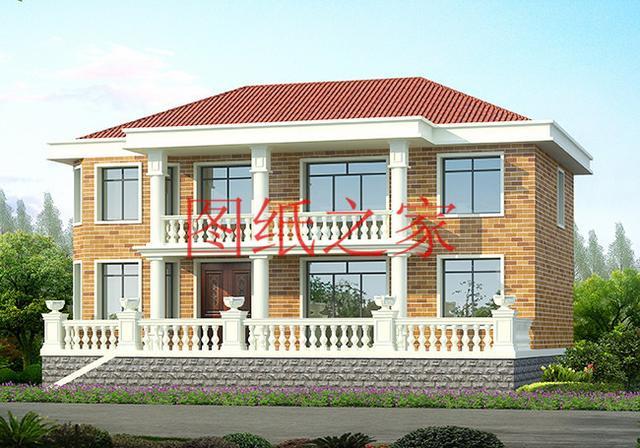 140平二層別墅，開間14米進(jìn)深10米左右，四面通透、好看又實用！