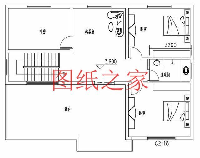 140平二層別墅，開間14米進(jìn)深10米左右，四面通透、好看又實用！