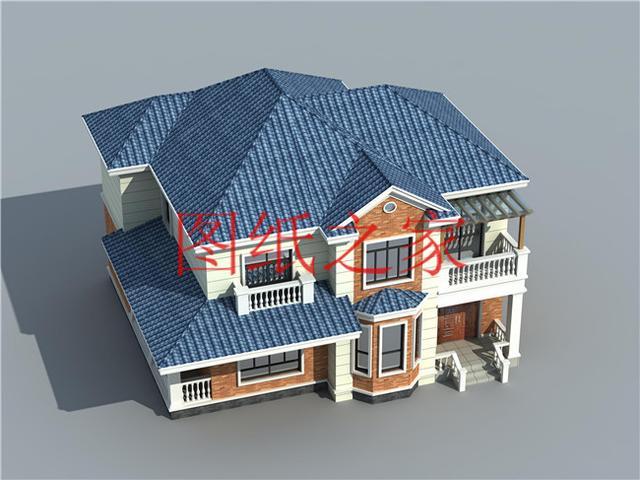 13X11米二層別墅，占地140平米造價(jià)只要25萬，非常美觀實(shí)用！