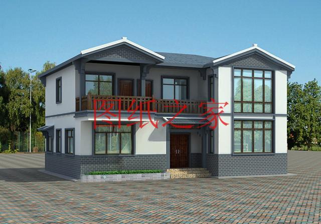 13X11米二層別墅，占地140平米造價(jià)只要25萬，非常美觀實(shí)用！