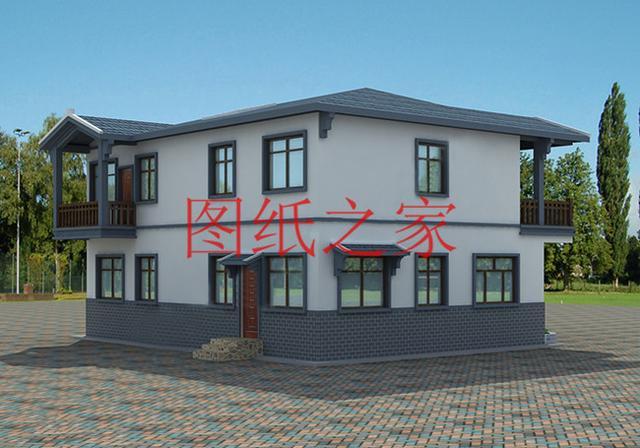 13X11米二層別墅，占地140平米造價(jià)只要25萬，非常美觀實(shí)用！