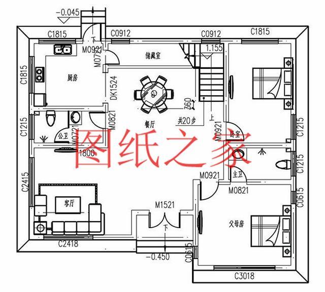 13X11米二層別墅，占地140平米造價(jià)只要25萬，非常美觀實(shí)用！