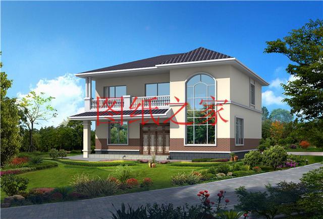 13X11米二層別墅，占地140平米造價(jià)只要25萬，非常美觀實(shí)用！