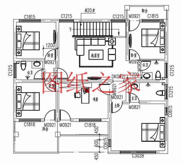 13X11米二層別墅，占地140平米造價(jià)只要25萬，非常美觀實(shí)用！