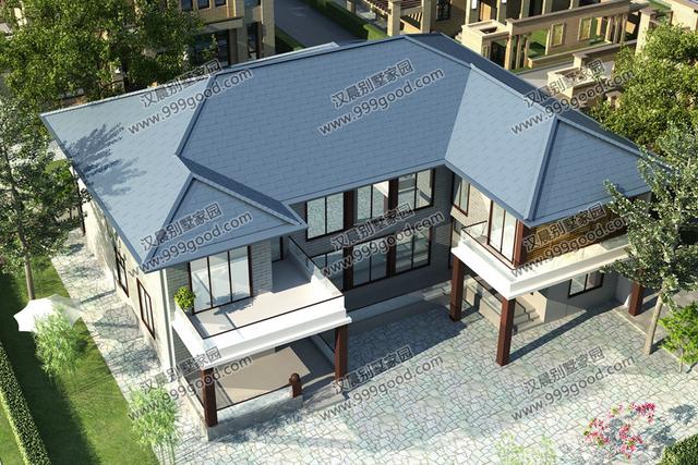 農(nóng)村自建三合院，兩層別墅設(shè)計圖，21.3X18米40萬蓋成超劃算！