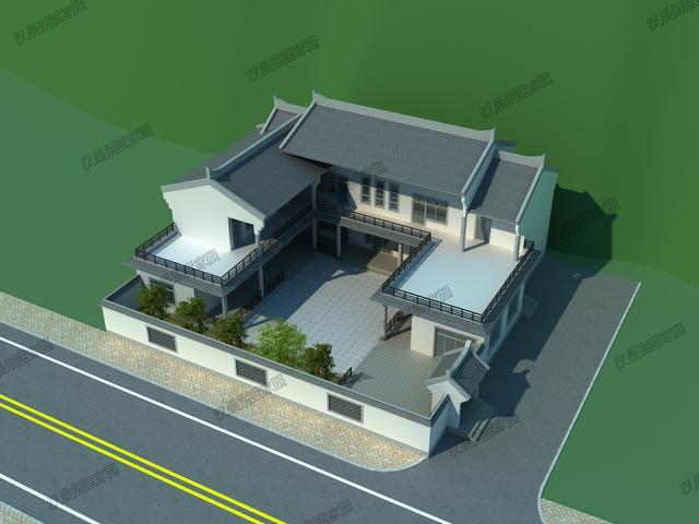 農(nóng)村自建三合院，兩層別墅設(shè)計圖，21.3X18米40萬蓋成超劃算！