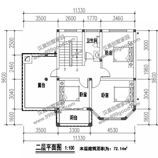 不到100平米的三層別墅，還有5室2廳，中空和旋轉(zhuǎn)樓梯！