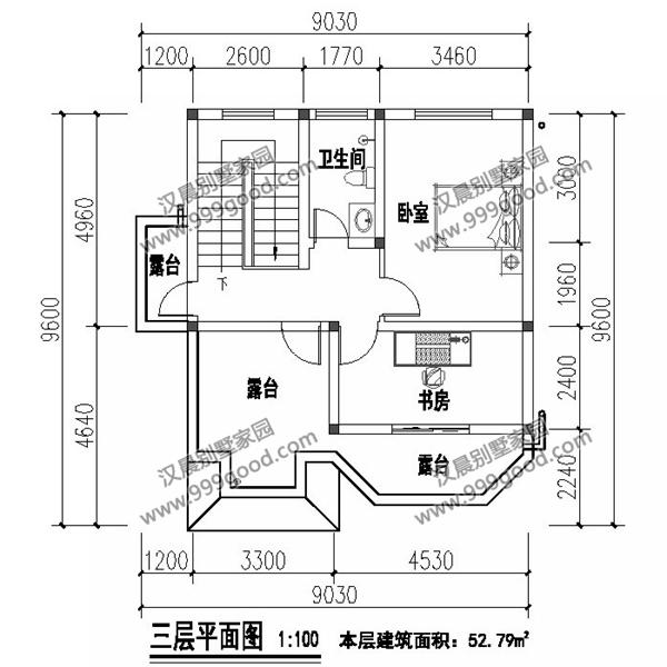 不到100平米的三層別墅，還有5室2廳，中空和旋轉(zhuǎn)樓梯！