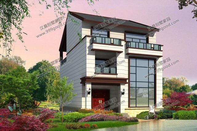 開(kāi)間不到9米的農(nóng)村三層別墅設(shè)計(jì)，占地100平米造價(jià)只要30萬(wàn)！