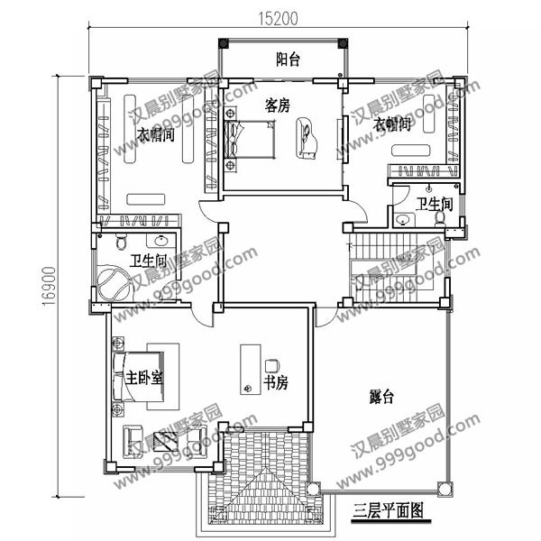 非常經(jīng)典的三層別墅設(shè)計(jì)圖紙，美觀大氣，看一眼都想蓋！