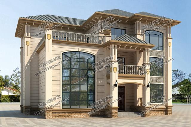 非常經(jīng)典的三層別墅設(shè)計(jì)圖紙，美觀大氣，看一眼都想蓋！