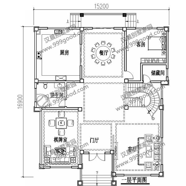 非常經(jīng)典的三層別墅設(shè)計(jì)圖紙，美觀大氣，看一眼都想蓋！