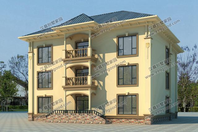 非常經(jīng)典的三層別墅設(shè)計(jì)圖紙，美觀大氣，看一眼都想蓋！