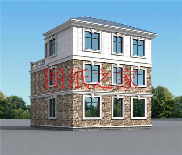 3套10X12米的三層別墅，7個(gè)臥室還帶露臺(tái)，美觀又實(shí)用！