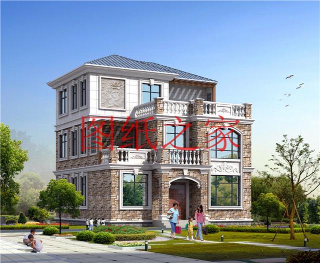 3套10X12米的三層別墅，7個(gè)臥室還帶露臺(tái)，美觀又實(shí)用！