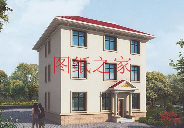 3套10X12米的三層別墅，7個(gè)臥室還帶露臺(tái)，美觀又實(shí)用！