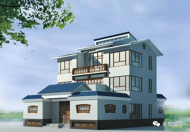 30款中式風格別墅效果圖，一二三層都有，像世外桃源一樣漂亮