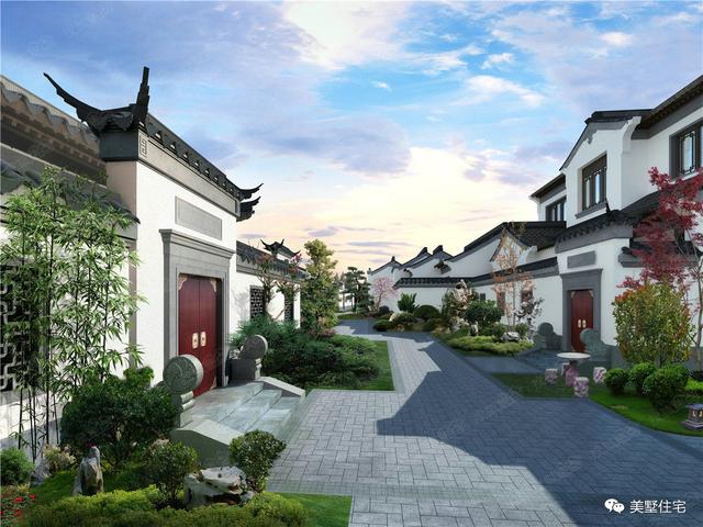 30款中式風格別墅效果圖，一二三層都有，像世外桃源一樣漂亮