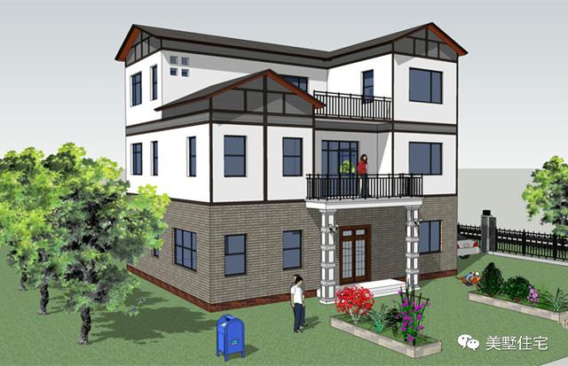 30款中式風格別墅效果圖，一二三層都有，像世外桃源一樣漂亮