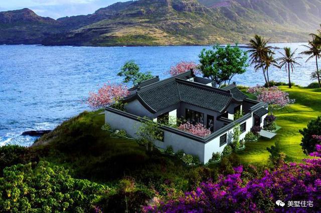 30款中式風格別墅效果圖，一二三層都有，像世外桃源一樣漂亮