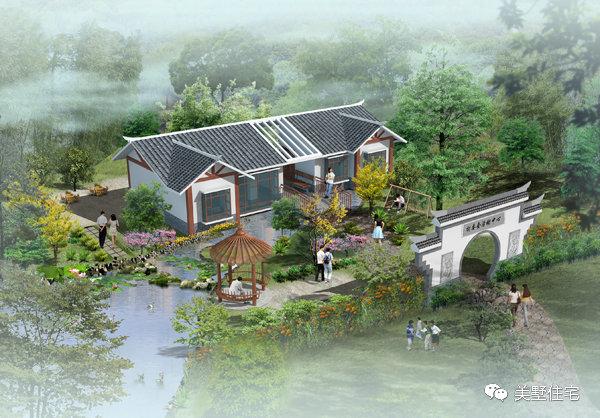30款中式風格別墅效果圖，一二三層都有，像世外桃源一樣漂亮