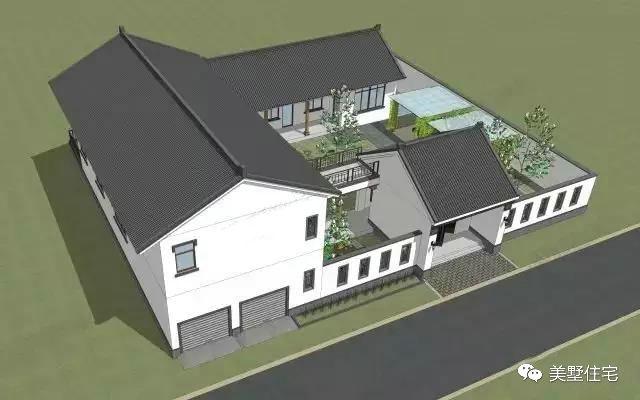 30款中式風格別墅效果圖，一二三層都有，像世外桃源一樣漂亮