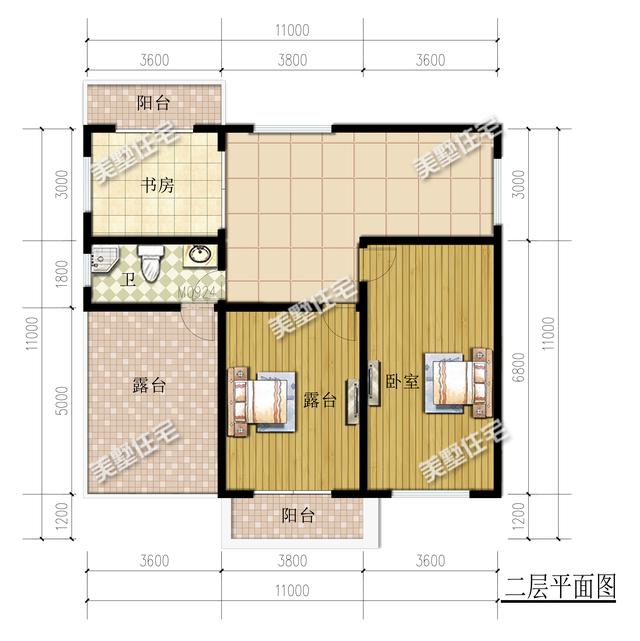 農(nóng)村自建二層小別墅，帶豪華露臺(tái)20多萬就能建成，精致又漂亮！