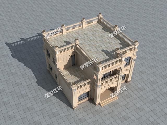 農(nóng)村自建二層小別墅，帶豪華露臺(tái)20多萬就能建成，精致又漂亮！