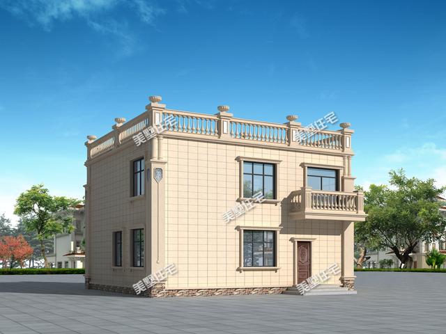 農(nóng)村自建二層小別墅，帶豪華露臺(tái)20多萬就能建成，精致又漂亮！