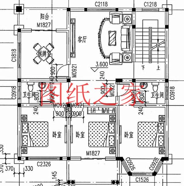11X11米的三層別墅，戶型方正實用、時尚好看，一起來看看吧！