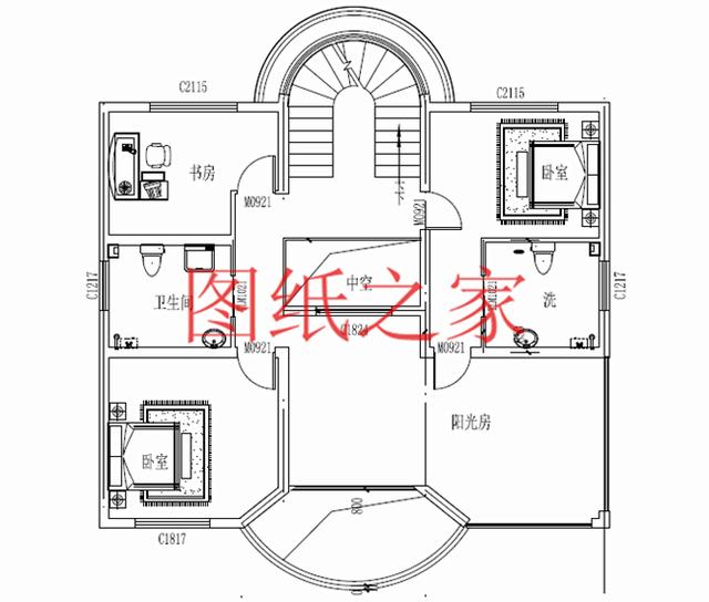 12x10米歐式三層別墅，生活和娛樂(lè)兼顧，非常簡(jiǎn)潔實(shí)用！