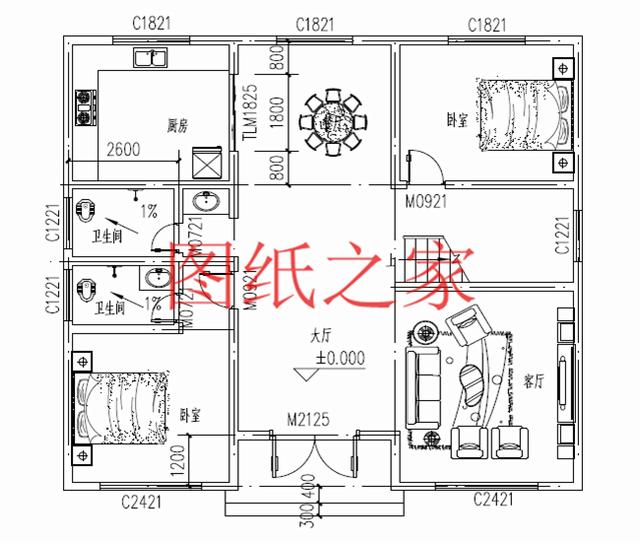 12x10米歐式三層別墅，生活和娛樂(lè)兼顧，非常簡(jiǎn)潔實(shí)用！