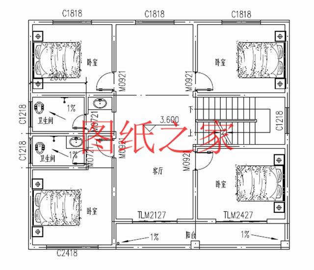 12x10米歐式三層別墅，生活和娛樂(lè)兼顧，非常簡(jiǎn)潔實(shí)用！