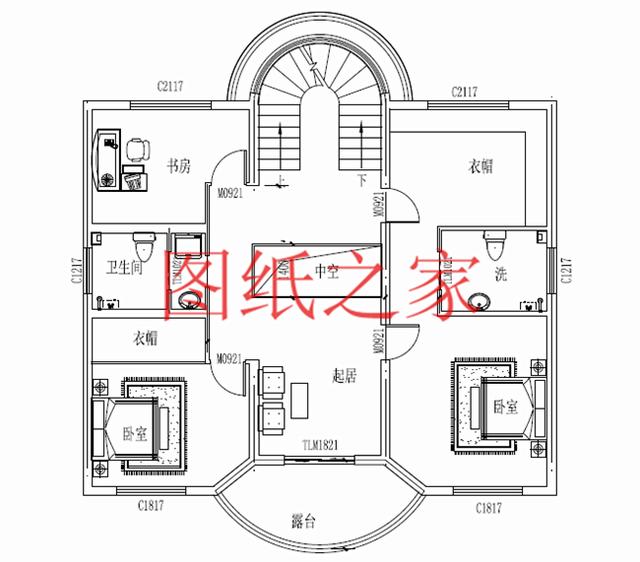12x10米歐式三層別墅，生活和娛樂(lè)兼顧，非常簡(jiǎn)潔實(shí)用！