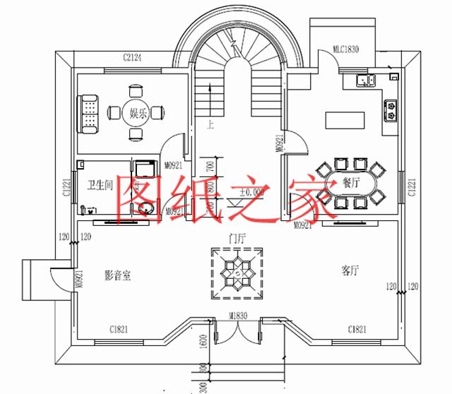 12x10米歐式三層別墅，生活和娛樂(lè)兼顧，非常簡(jiǎn)潔實(shí)用！