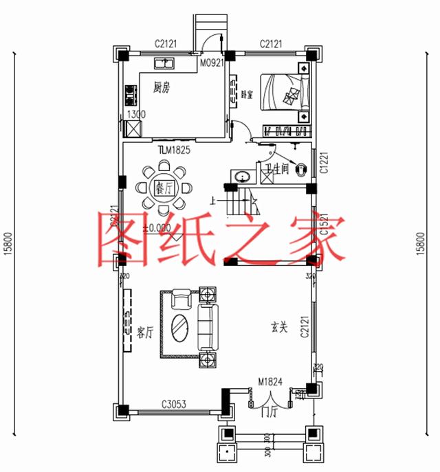 8X15米三層別墅設(shè)計(jì)，小面寬也能蓋出漂亮別墅，你覺得怎么樣？