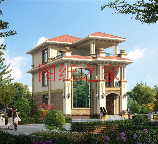 8X15米三層別墅設(shè)計(jì)，小面寬也能蓋出漂亮別墅，你覺得怎么樣？