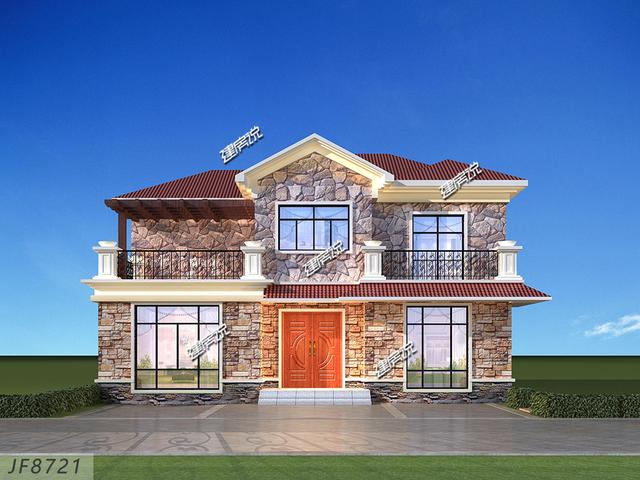 這么漂亮的二層別墅，造價(jià)只要二三十萬，實(shí)在是太劃算了！