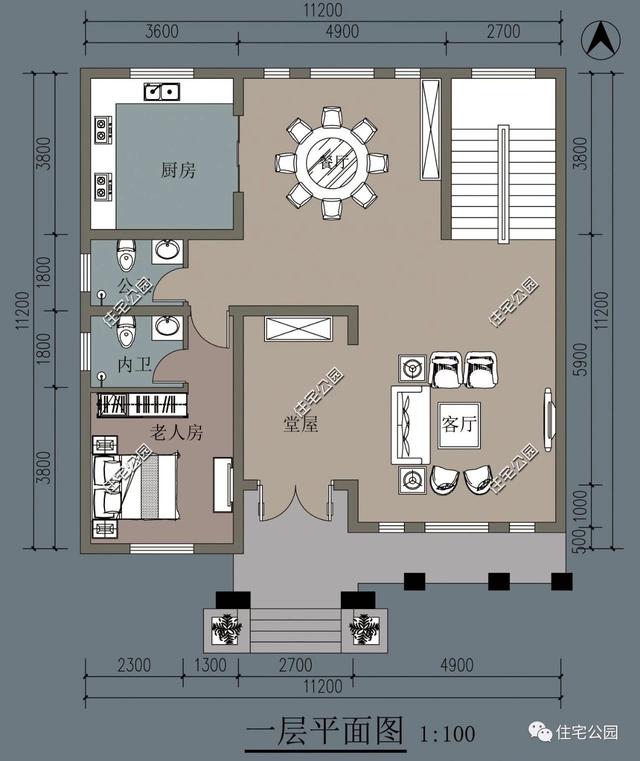 家有120平宅基地，可以修建這棟古典風(fēng)情別墅，和人人不雷同！