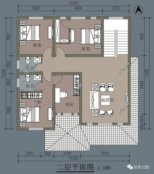 家有120平宅基地，可以修建這棟古典風(fēng)情別墅，和人人不雷同！