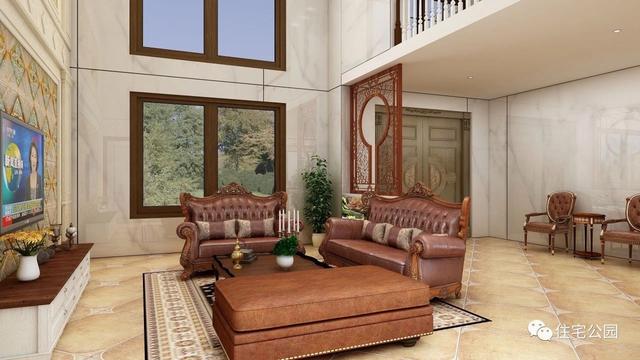 歐式兩層農(nóng)村別墅設(shè)計圖，11×12米還帶挑空客廳、半獨(dú)立式廚房，縱享美好生活