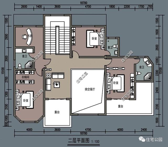歐式兩層農(nóng)村別墅設(shè)計圖，11×12米還帶挑空客廳、半獨(dú)立式廚房，縱享美好生活