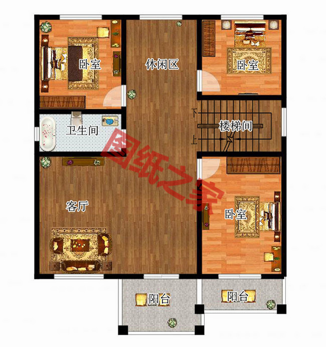 農村自建小別墅三層設計圖，造價只要30多萬，經濟又實用！